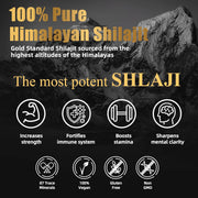 Pure Himalayan Shilajit Resin 30g Lab Tested Fulvic Acid 85+ Trace Minerals - Biyode