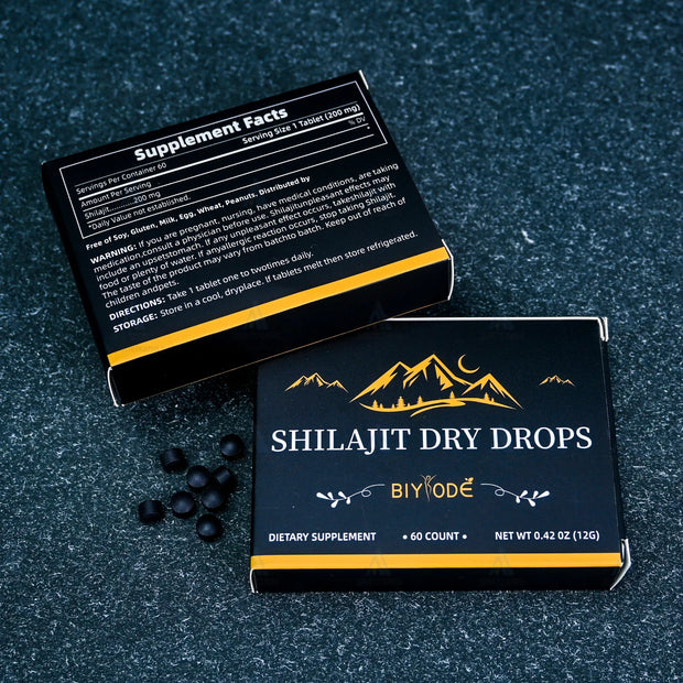 Pure Himalayan Shilajit Dry Drops - Biyode