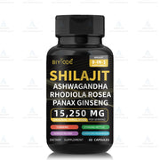 Natural Himalayan brain memory immune support shilajit capsule - Biyode