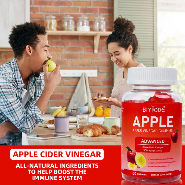 APPLE CIDER VINEGAR GUMMIES,WEIGHT LOSS,DELICIOUS,VITAMIN GUMMIES - Biyode