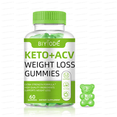 Apple Cider Vinegar Gummies With The Mother Keto & Weight Loss Aid - Biyode